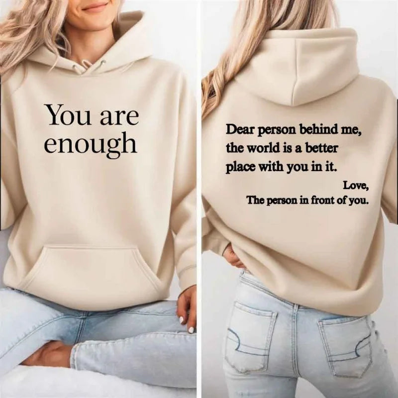Everyday Confidence Graphic Pullover Hoodie